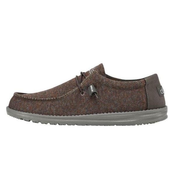 Hey Dude Shoes Men's Wally Sox Multi Taupe Orange - Click Image to Close