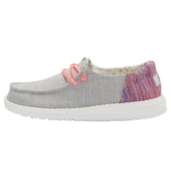 Hey Dude Shoes Girls Wendy Youth Funk Grey - Click Image to Close