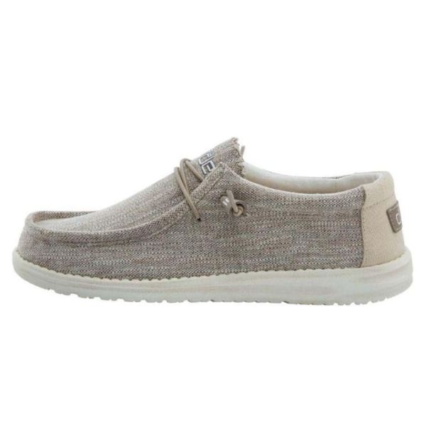 Hey Dude Shoes Men's Wally Woven Beige