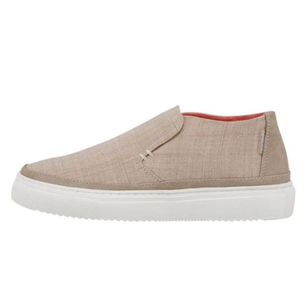 Women's Hey Dude Shoes Peyton Chambray Beige - Click Image to Close