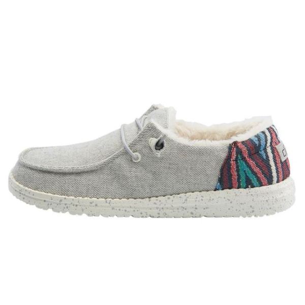 Women's Hey Dude Shoes Wendy Funk Wool Grey