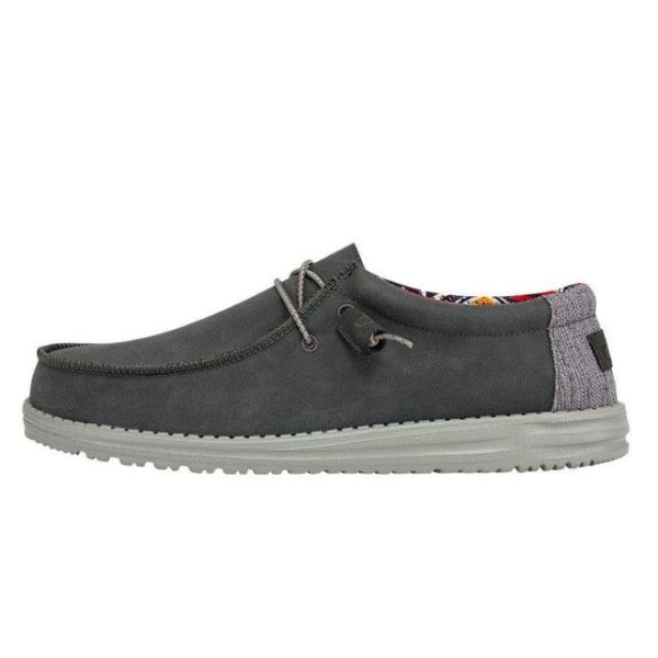 Hey Dude Shoes Men's Wally Recycled Leather Quarry