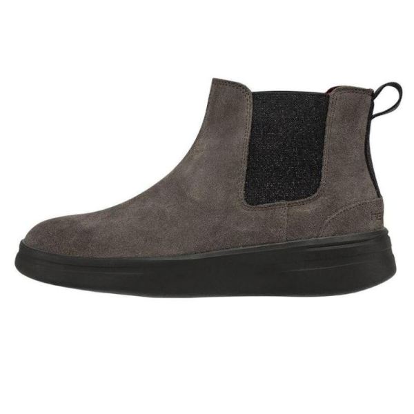 Women's Hey Dude Shoes Vic Suede Shadow Grey