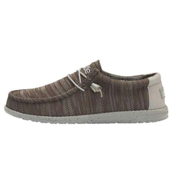 Hey Dude Shoes Men's Wally Sox Multi Slate Burgundy - Click Image to Close