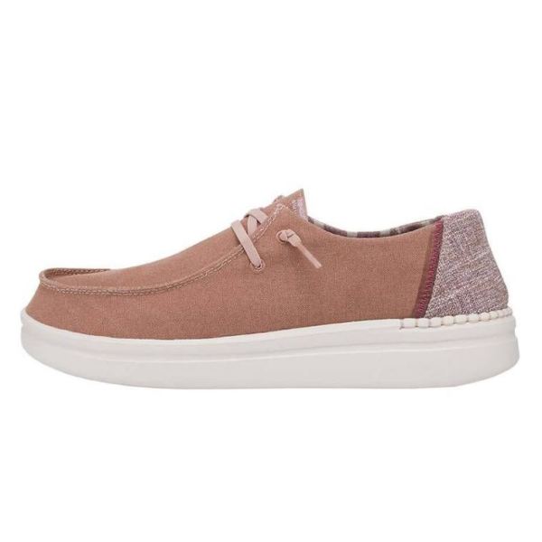 Hey Dude Shoes Women's Wendy Rise Plaid Pink - Click Image to Close