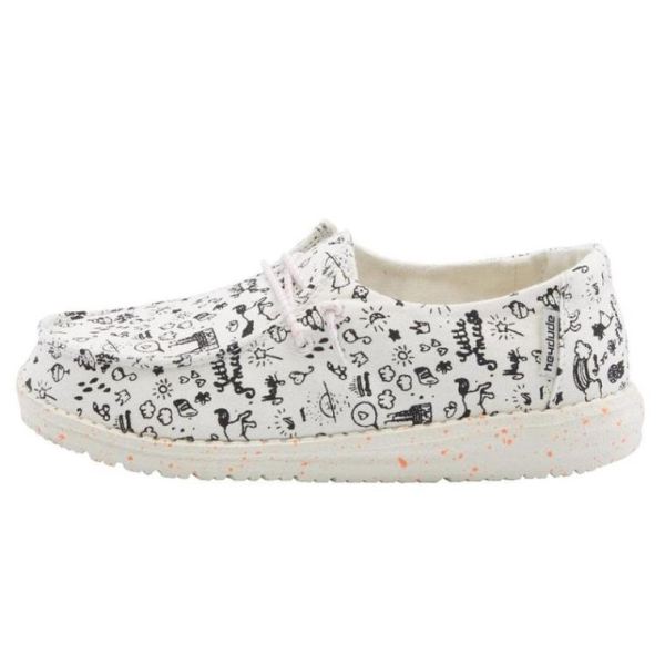 Hey Dude Shoes Girls Wendy Youth Doodle Doodle