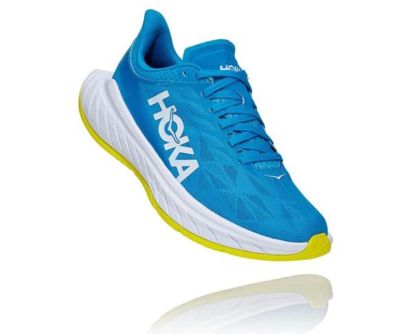 HOKA ONE ONE Carbon X 2 for Women Diva Blue / Citrus