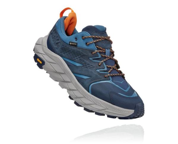 HOKA ONE ONE Anacapa Low GORE-TEX for Women Outer Space / Real Teal - Click Image to Close