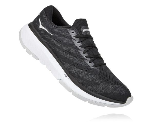 HOKA ONE ONE Cavu 3 for Men Black / White - Click Image to Close