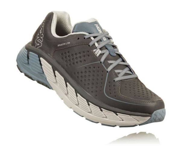 Men's Gaviota Leather Trail Running Shoe Charcoal / Tradewinds