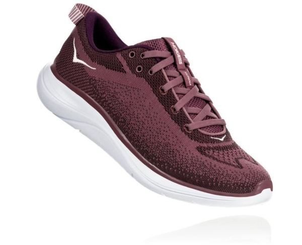 HOKA ONE ONE Hupana Flow for Women Rose Brown / Deep Mahogany - Click Image to Close