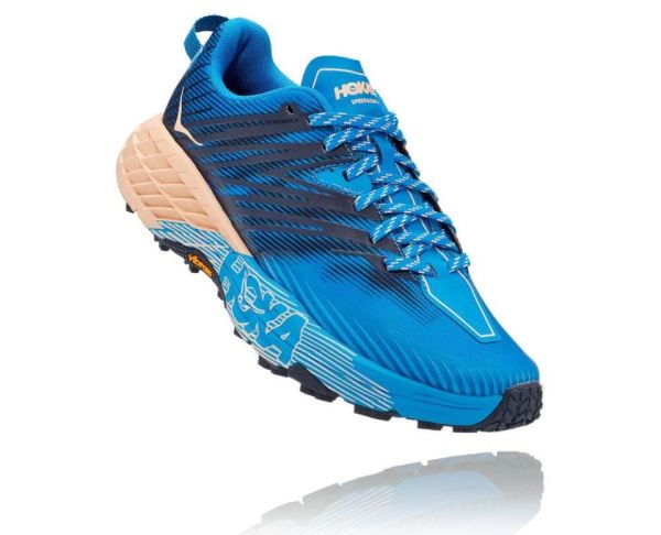 HOKA ONE ONE Speedgoat 4 for Women Indigo Bunting / Bleached Apricot