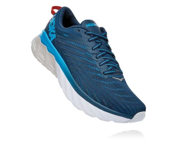 HOKA ONE ONE Arahi 4 for Men Majolica Blue / Dresden Blue - Click Image to Close