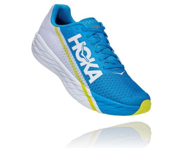 Rocket X All Gender Running Shoe White / Diva Blue