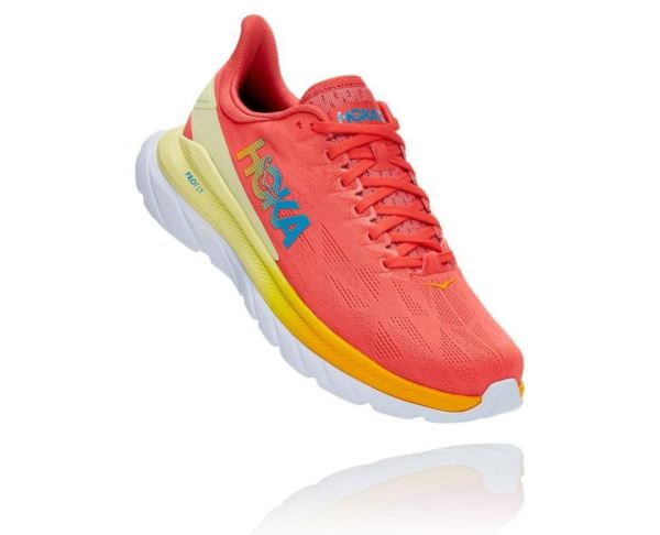 Mach 4 Running Shoe Hot Coral / Saffron - Click Image to Close