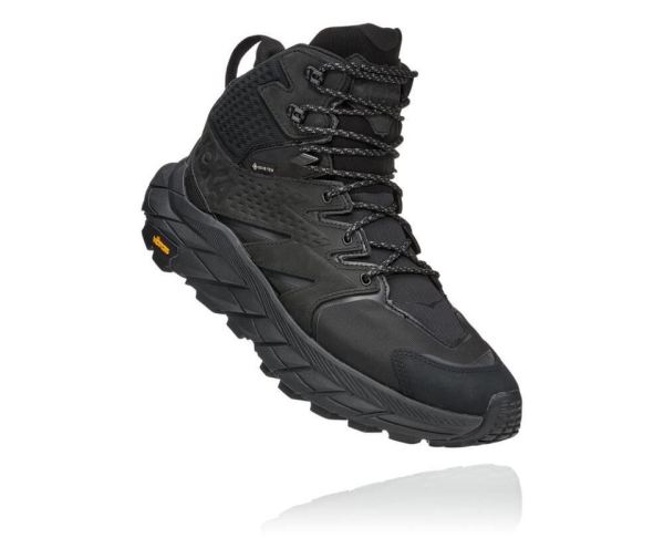 HOKA ONE ONE Anacapa Mid GORE-TEX for Men Black / Black - Click Image to Close