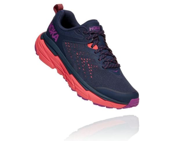 HOKA ONE ONE Challenger ATR 6 for Men Black Iris / Hot Coral