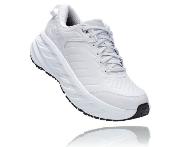 HOKA ONE ONE Bondi Sr for Women White / White - Click Image to Close