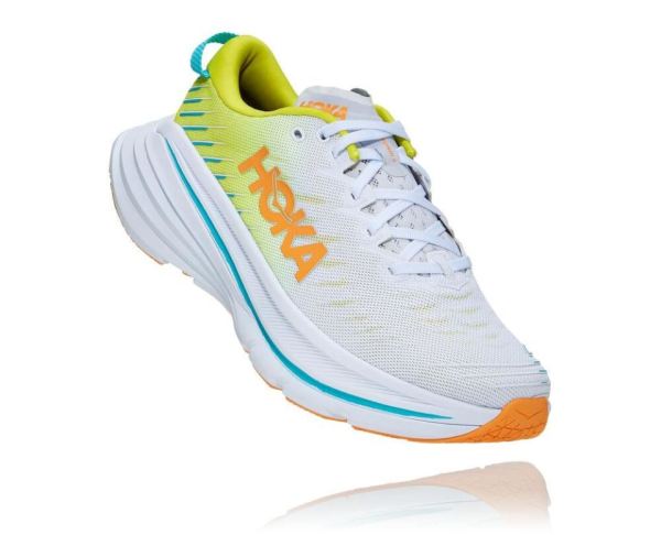 HOKA ONE ONE Bondi X for Men White / Evening Primrose