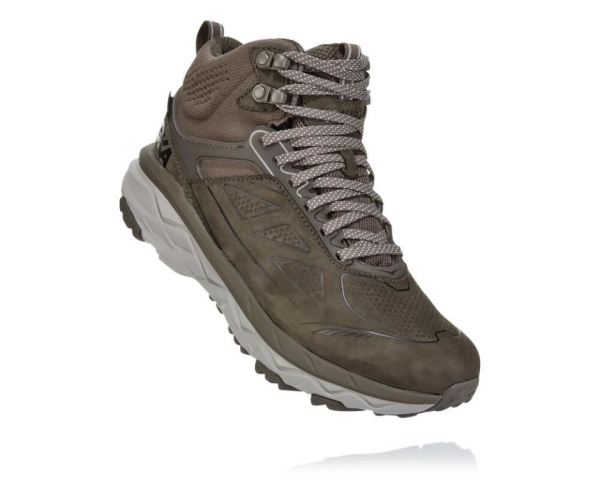 HOKA ONE ONE Challenger Mid GORE-TEX for Women Major Brown / Heather - Click Image to Close