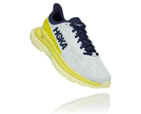 Mach 4 Running Shoe Blue Flower / Citrus - Click Image to Close