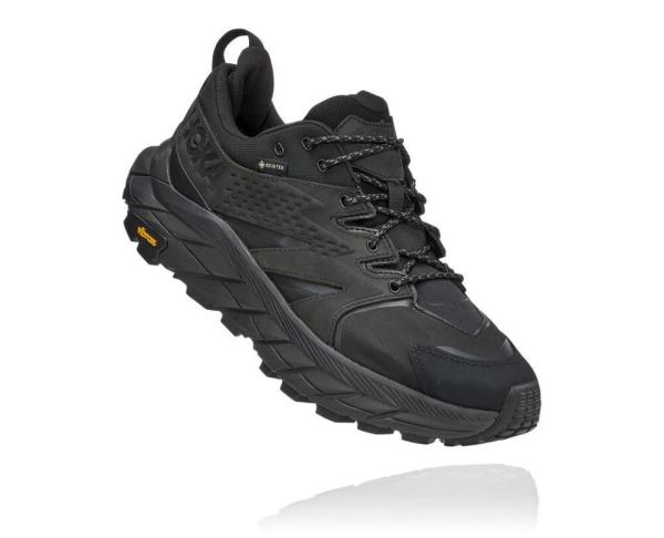 HOKA ONE ONE Anacapa Low GORE-TEX for Women Black / Black - Click Image to Close