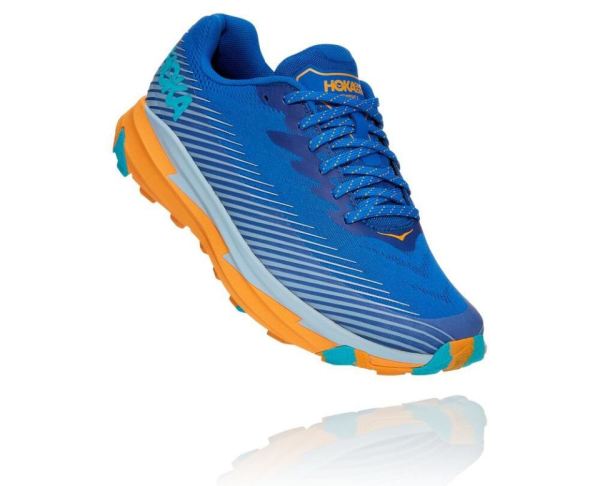 HOKA ONE ONE Torrent 2 for Men Turkish Sea / Saffron - Click Image to Close