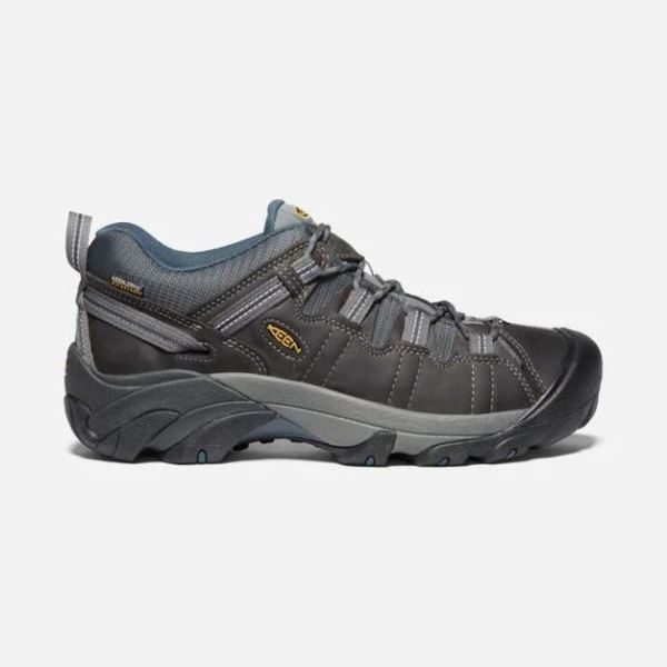 Keen Shoes | Men's Targhee II Waterproof-Gargoyle/Midnight Navy