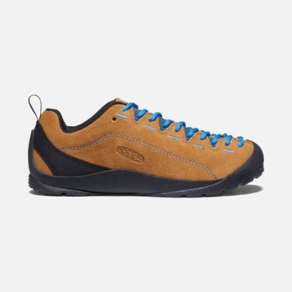 Keen Shoes | Women's Jasper Suede Sneakers-CATHAY SPICE/ORION BLUE