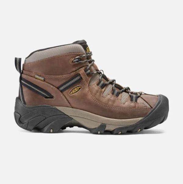 Keen Shoes | Men's Targhee II Waterproof Mid-Shitake/Brindle