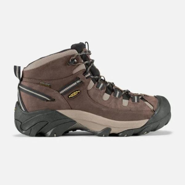 Keen Shoes | Men's Targhee II Waterproof Mid Wide-Shitake/Brindle