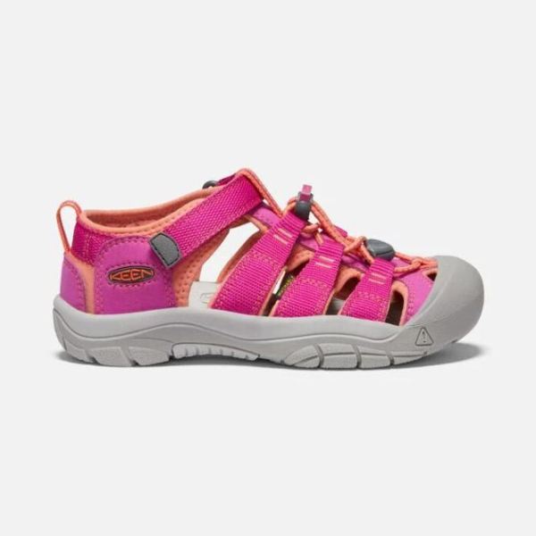 Keen Shoes | Big Kids' Newport H2-Verry Berry/Fusion Coral - Click Image to Close