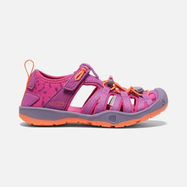 Keen Shoes | Little Kids' Moxie Sandal-Purple Wine/Nasturtium