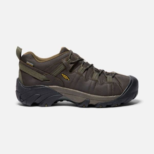 Keen Shoes | Men's Targhee II Waterproof-Canteen/Dark Olive