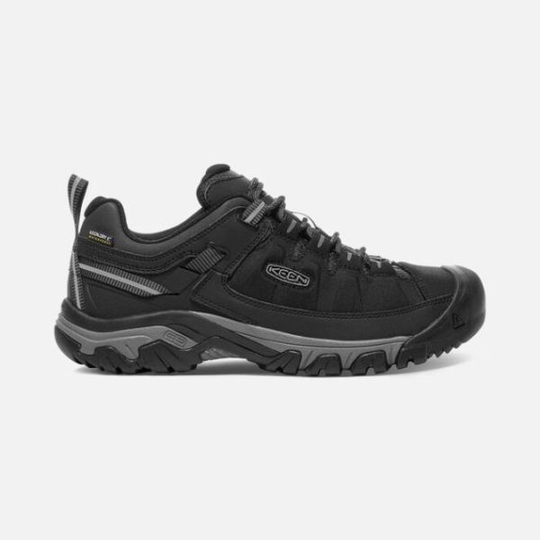 Keen Shoes | Men's Targhee EXP Waterproof-Black/Steel Grey