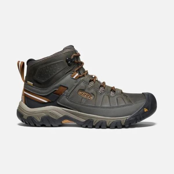 Keen Shoes | Men's Targhee III Waterproof Mid-BLACK OLIVE - Click Image to Close