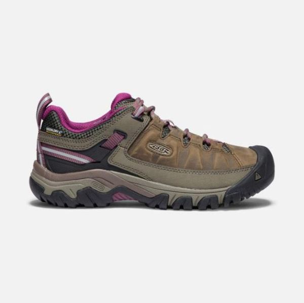 Keen Shoes | Women's Targhee III Waterproof-WEISS/BOYSENBERRY