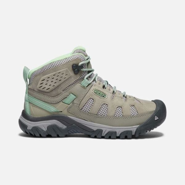 Keen Shoes | Women's Targhee Vent Mid-FUMO/QUIET GREEN