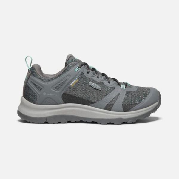 Keen Shoes | Women's Terradora II Waterproof Shoe-Steel Grey/Ocean Wave - Click Image to Close