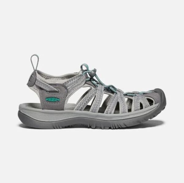 Keen Shoes | Women's Whisper-Medium Grey/Peacock Green