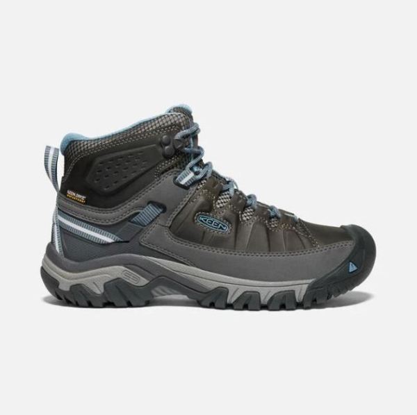 Keen Shoes | Women's Targhee III Waterproof Mid-Magnet/Atlantic Blue