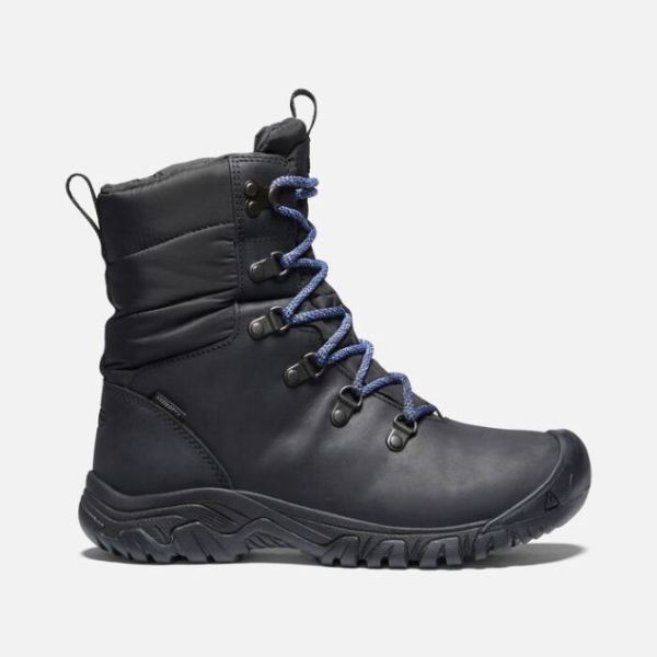 Keen Shoes | Women's Greta Waterproof Boot-Black/Black