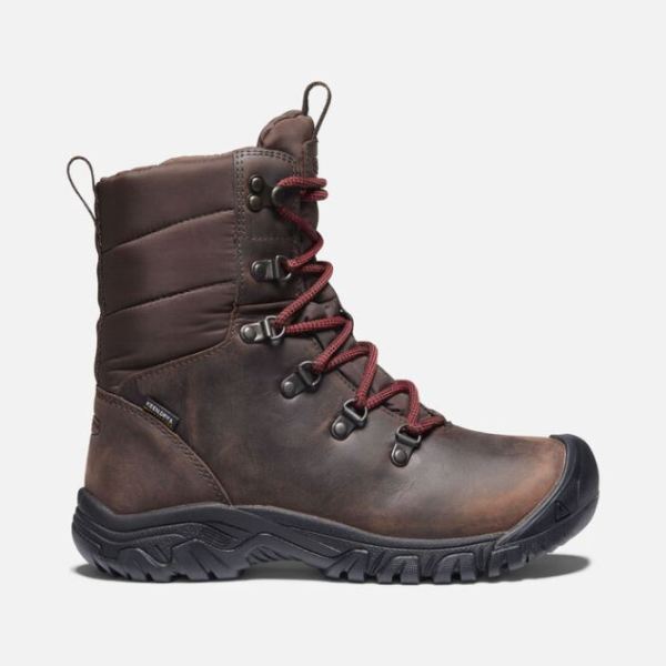 Keen Shoes | Women's Greta Waterproof Boot-Chestnut/Mulch - Click Image to Close