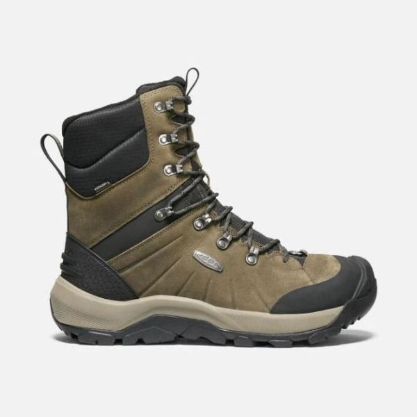 Keen Shoes | Men's Revel IV High Polar Boot-Canteen/Black