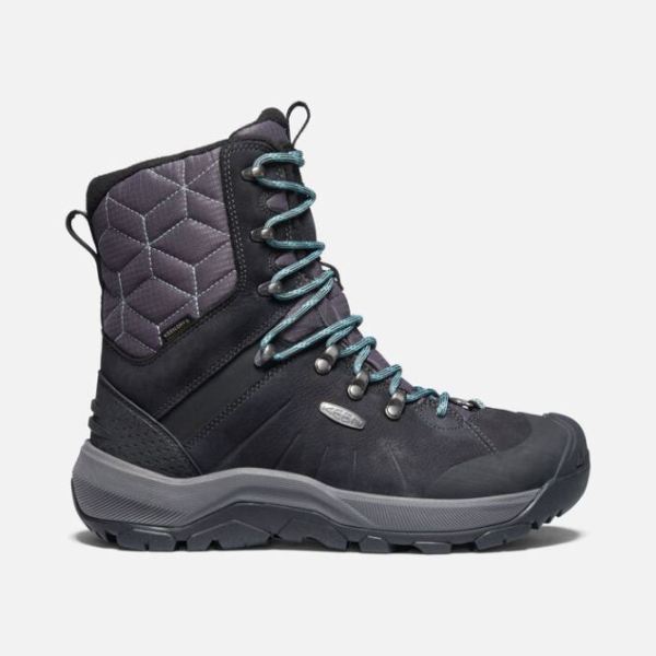 Keen Shoes | Women's Revel IV High Polar Boot-Black/North Atlantic - Click Image to Close