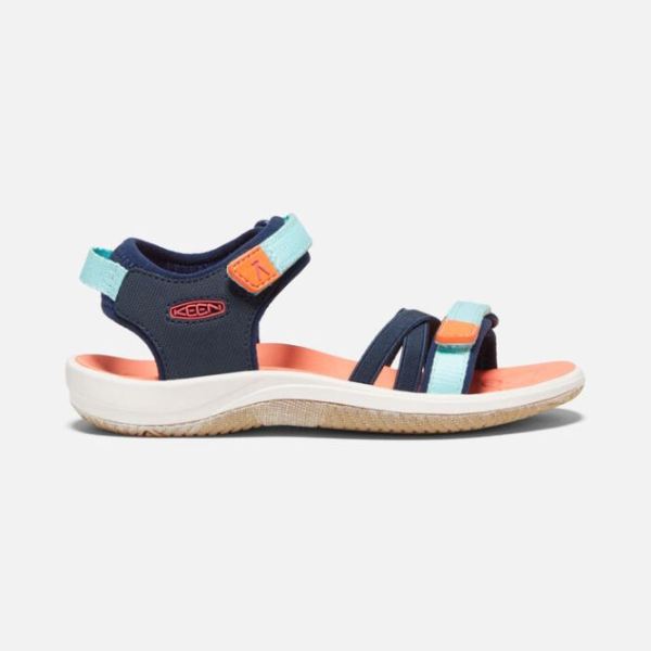 Keen Shoes | Little Kids' Verano Sandal-Black Iris/Blue Tint