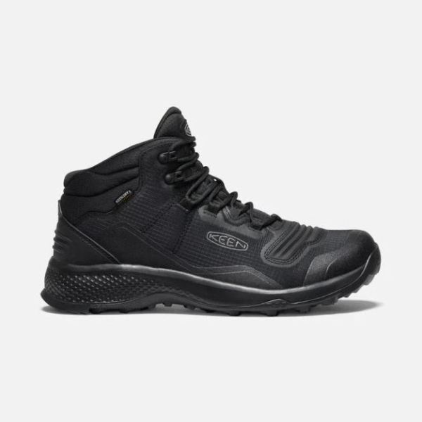 Keen Shoes | Men's Tempo Flex Waterproof Boot-Triple Black