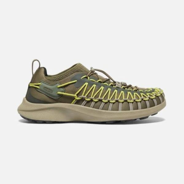 Keen Shoes | Men's UNEEK SNK Sneaker-Dark Olive/Forest Night - Click Image to Close