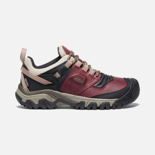 Keen Shoes | Women's Ridge Flex Waterproof-Rhubarb/Brindle