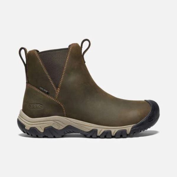 Keen Shoes | Women's Greta Waterproof Chelsea-Olive/Timberwolf